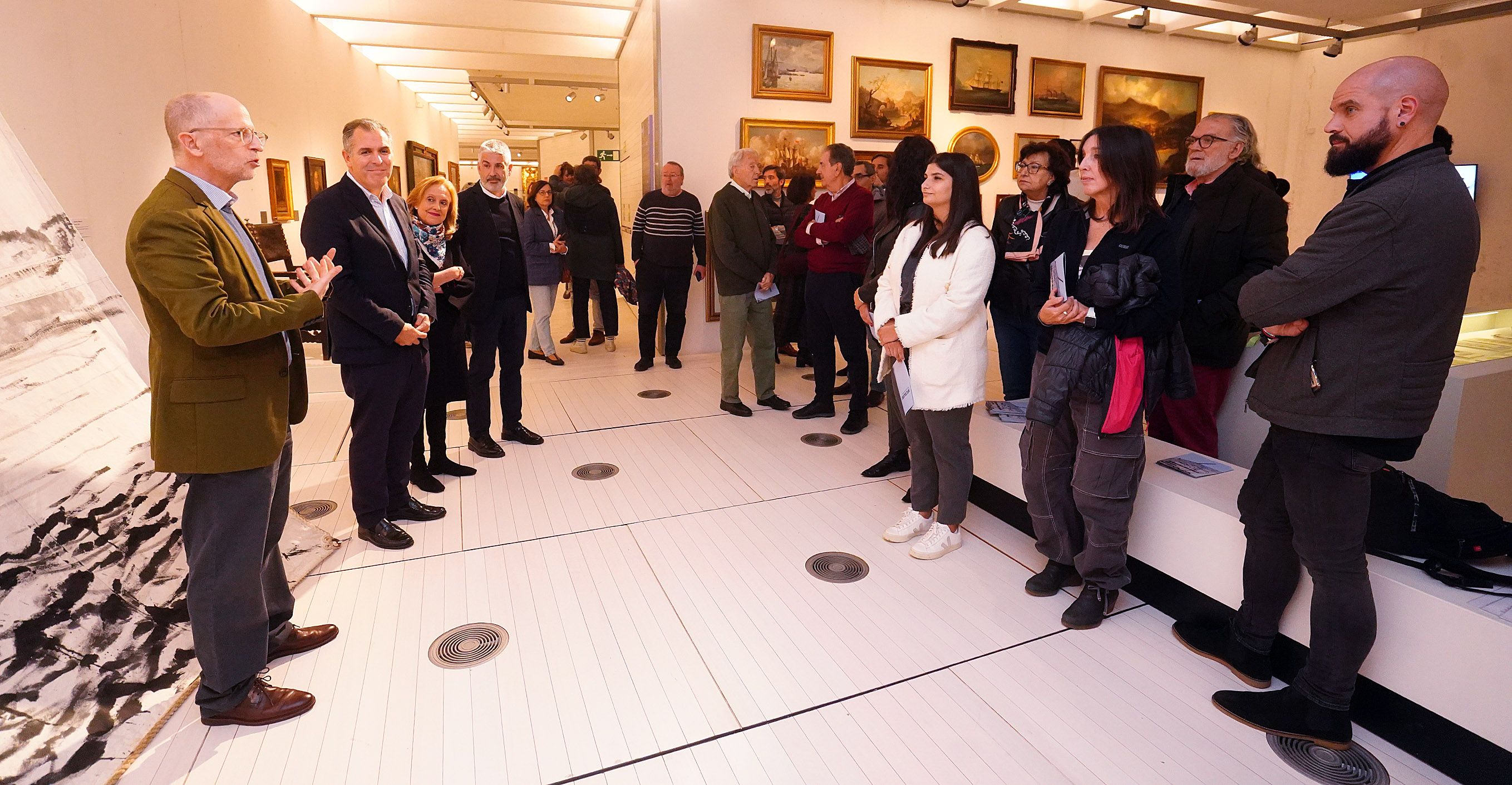 Inauguración da exposición 'Alberto Baraya. Vento'