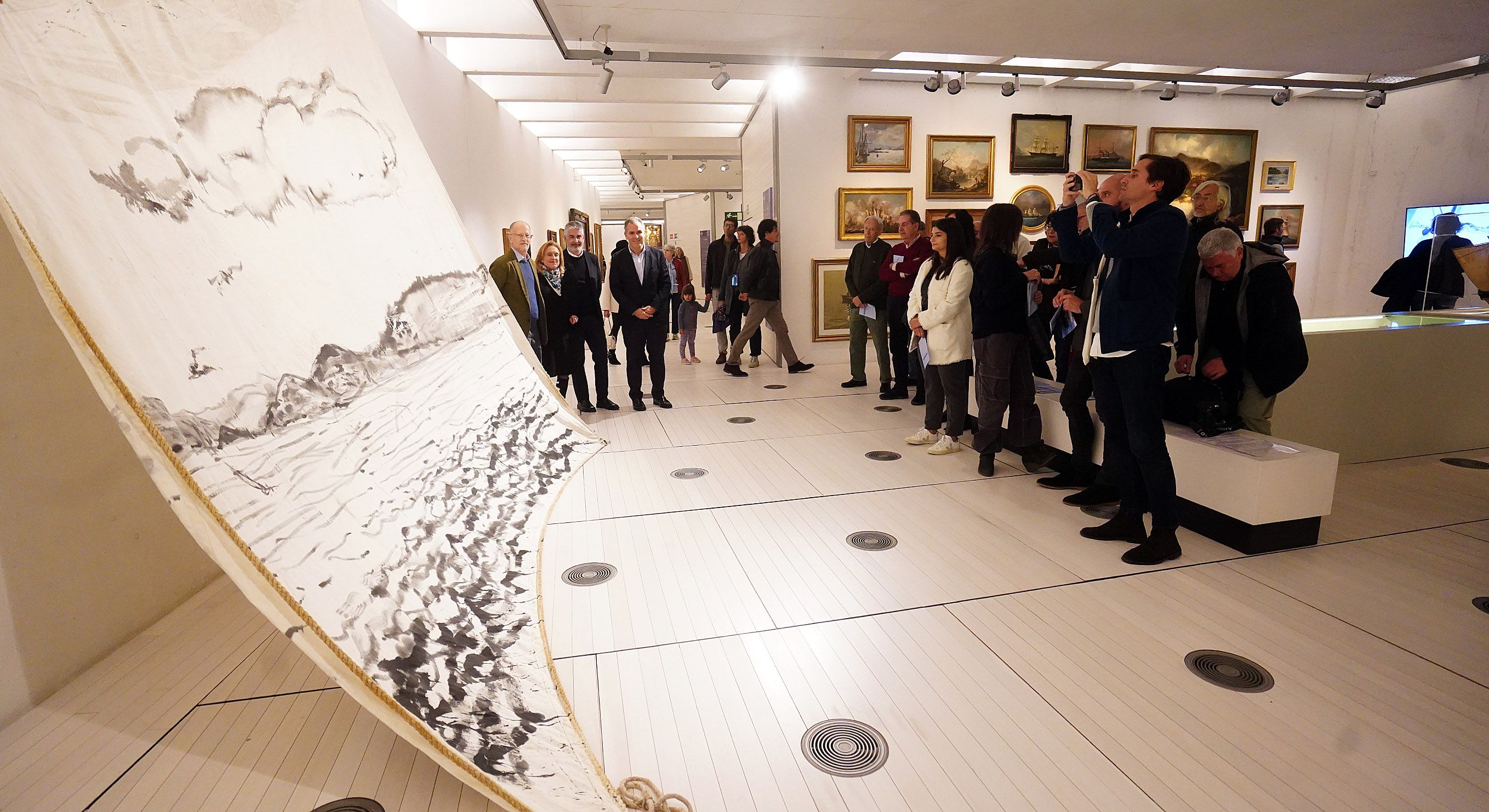 Inauguración de la exposición 'Alberto Baraya. Vento'