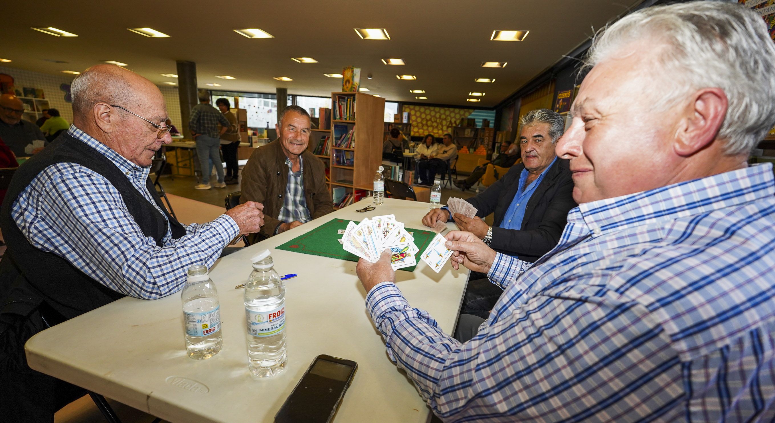 Participantes en la primera edición del campeonato de cartas Cidade de Pontevedra