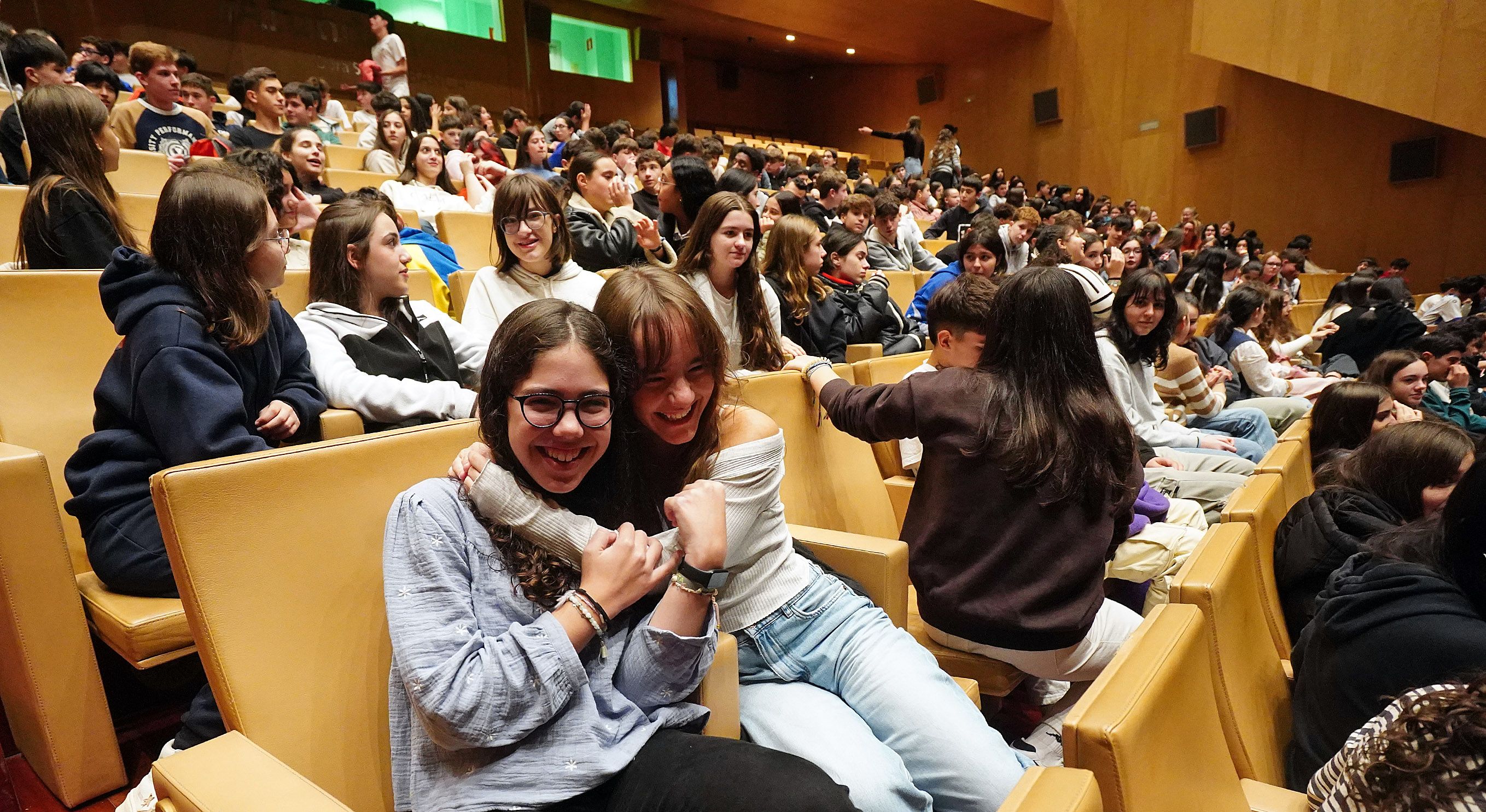 Representación de la obra "Soños" en el auditorio de Afundación