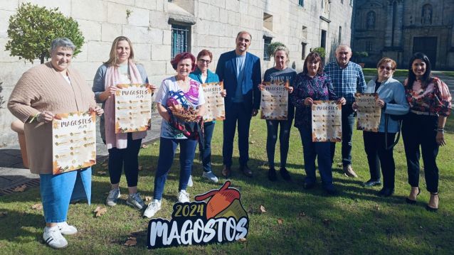 Presentación dos magostos en Poio