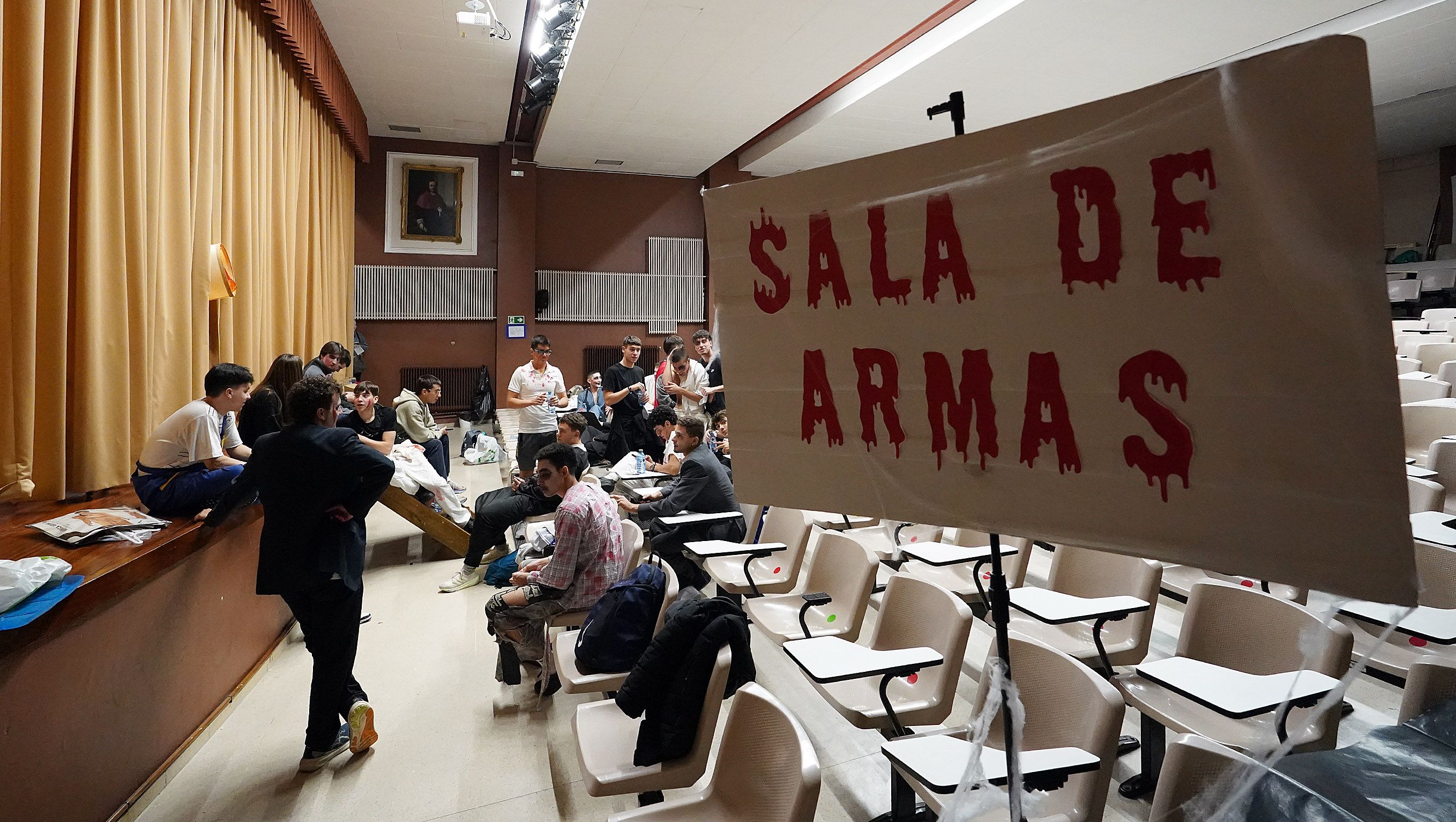 "Túnel do Terror" en el IES Sánchez Cantón