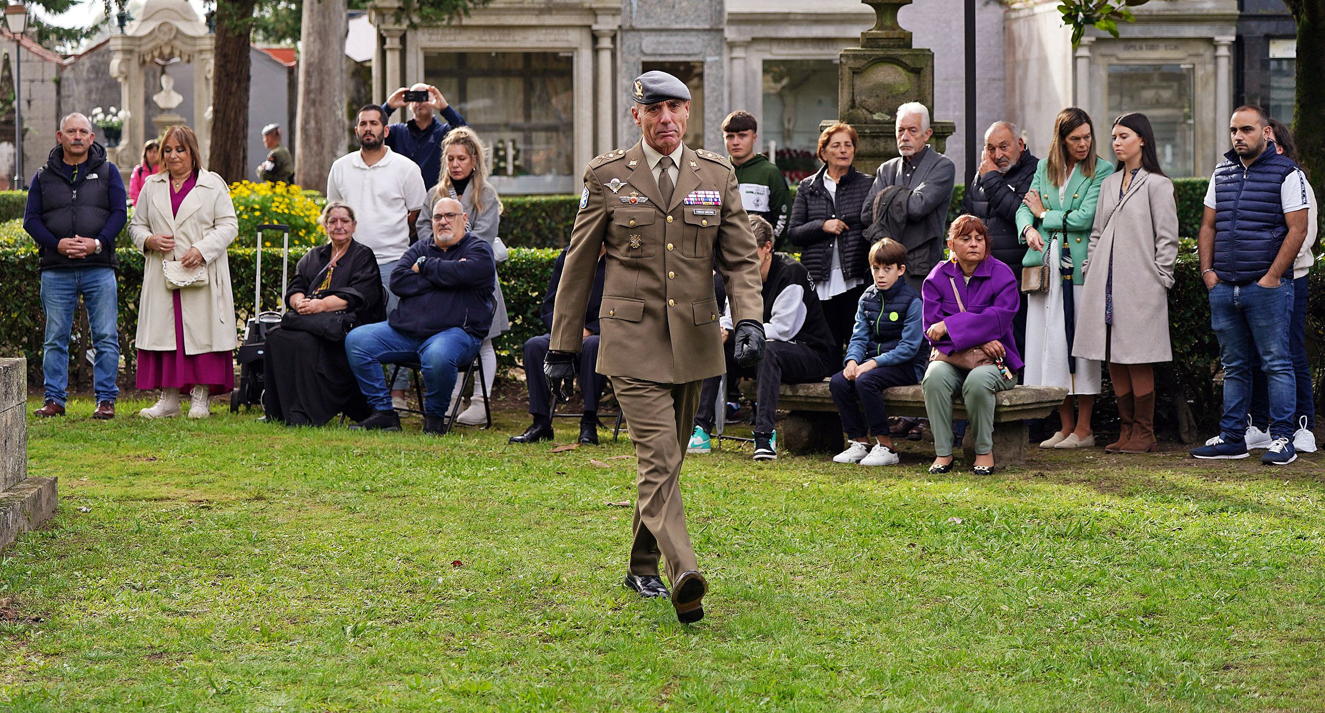 Homenaxe aos Caídos pola Patria no Cemiterio de San Amaro