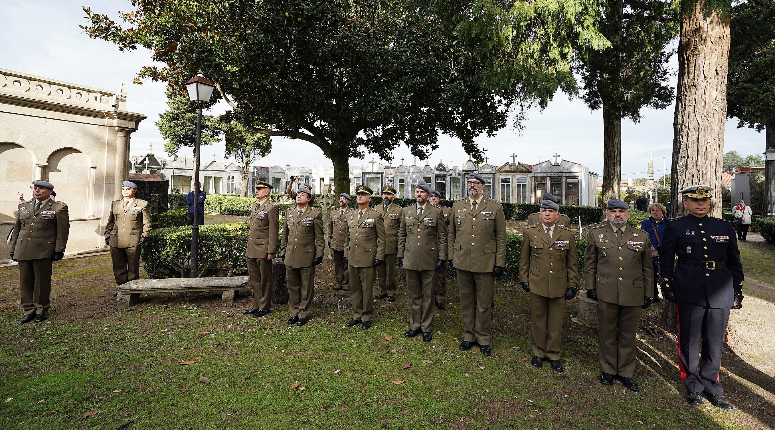 Homenaxe aos Caídos pola Patria no Cemiterio de San Amaro