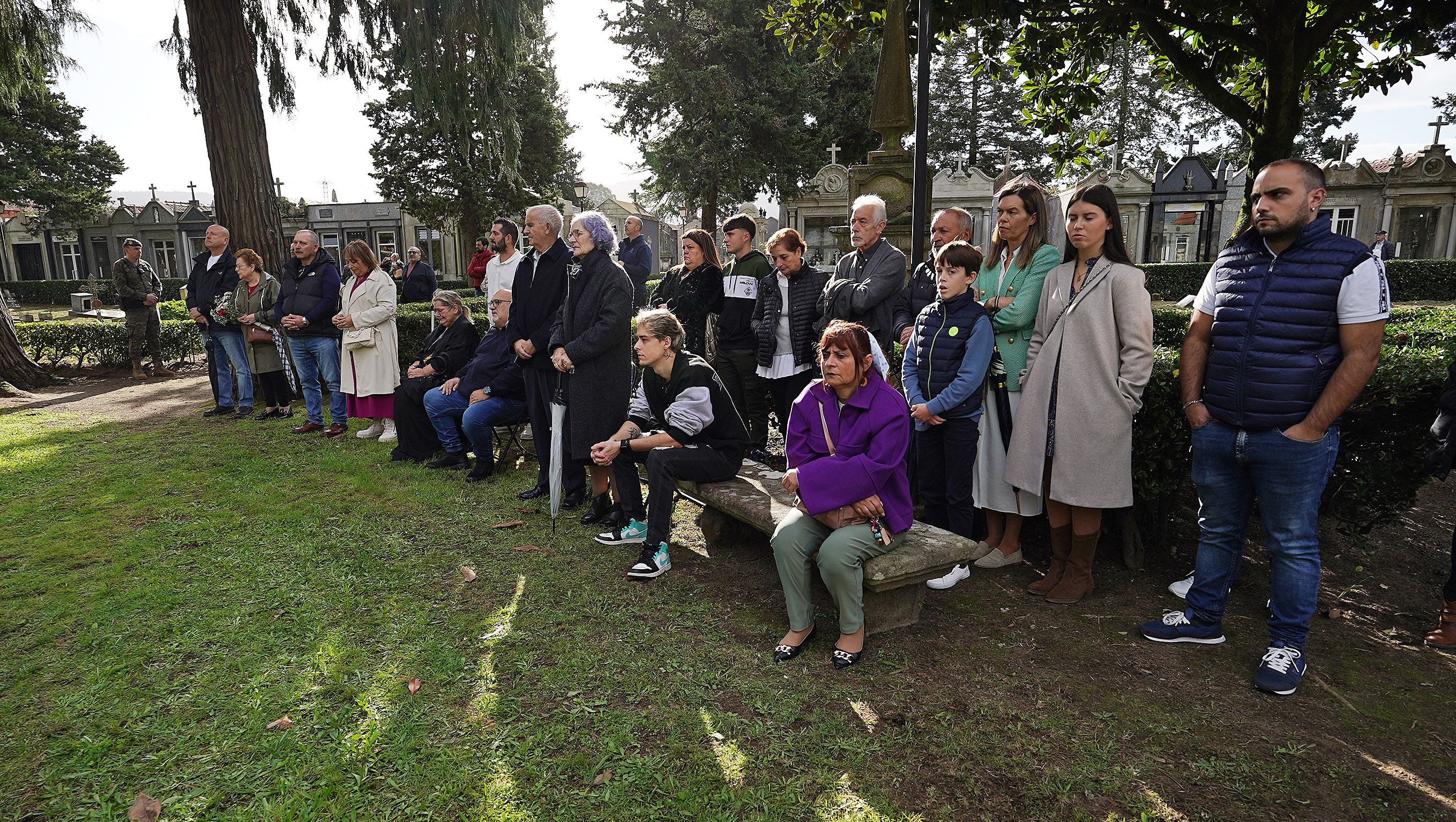 Homenaxe aos Caídos pola Patria no Cemiterio de San Amaro