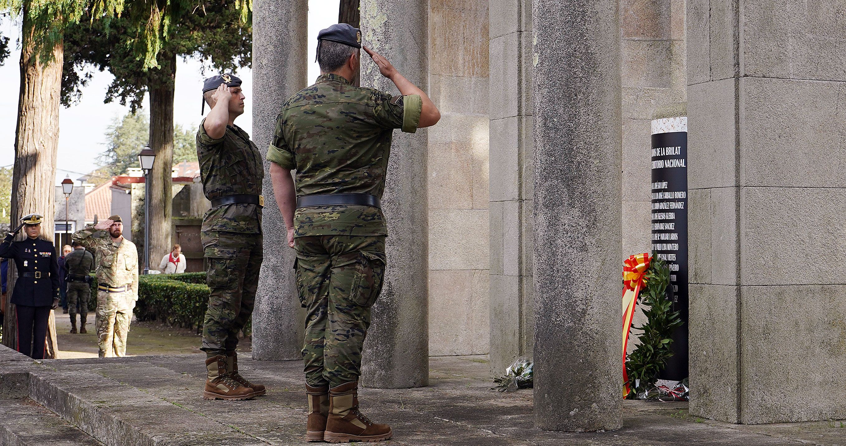 Homenaxe aos Caídos pola Patria no Cemiterio de San Amaro