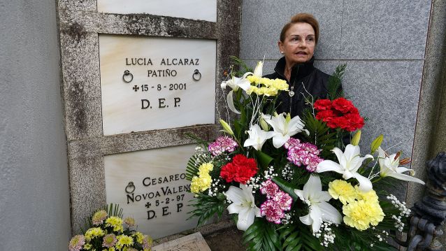 Panteón donde reposa Chichana Patiño y al que acudía su nieta Beatriz para engalanarlo con unas flores