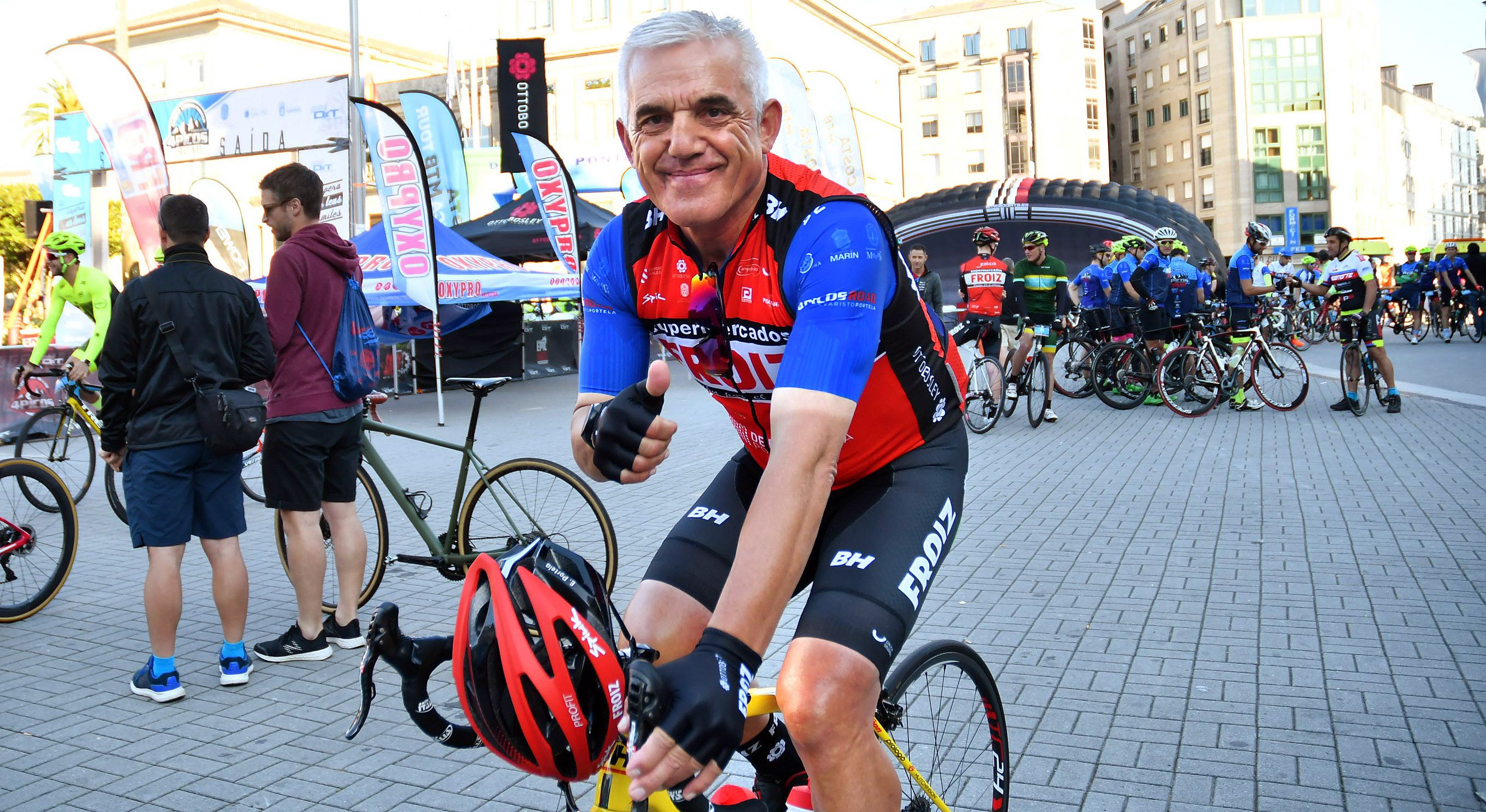 Evaristo Portela, durante la tercera edición de la 4 Picos Road