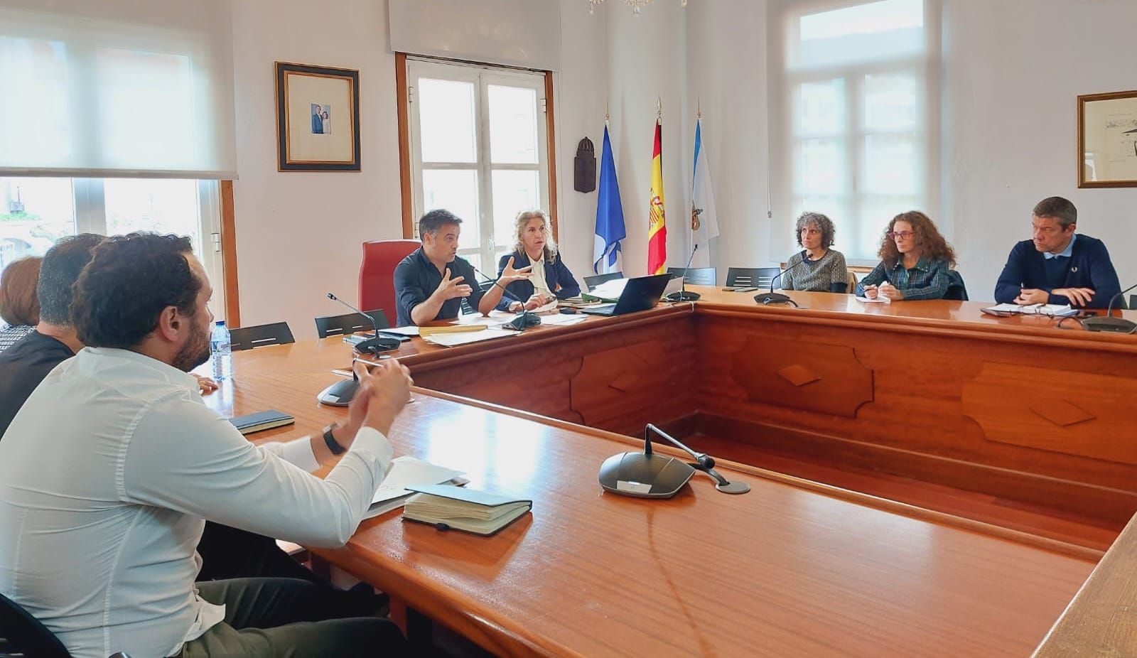 Reunión do xurado do concurso de ideas para o barrio de Banda do Río