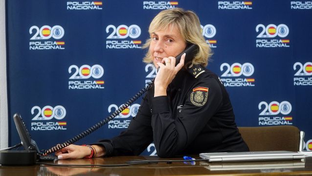 Inspectora Maite Pantín, responsable da Unidade de Participación Cidadá da Policía Nacional