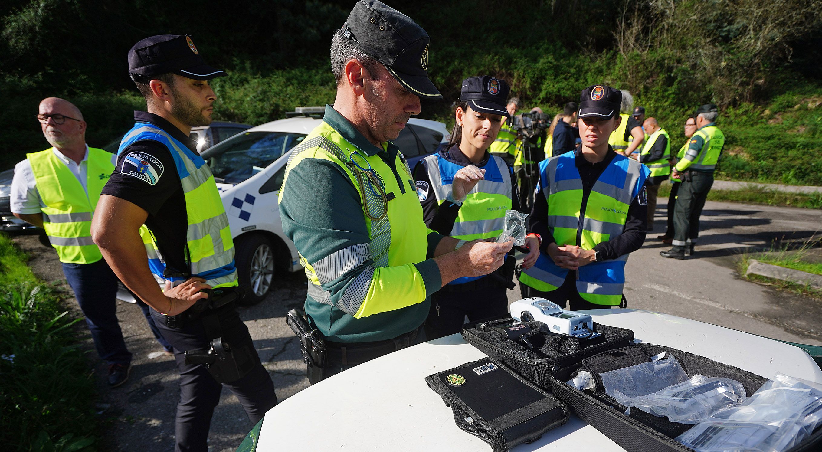 Control de drogas da Garda Civil para formar a policías locais