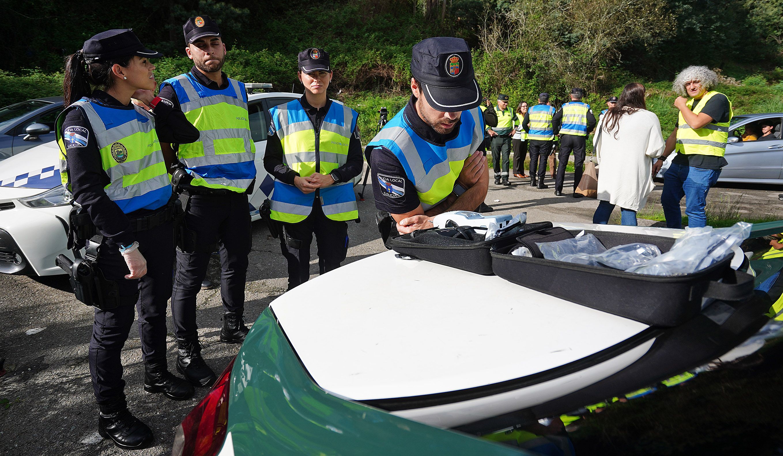 Control de drogas da Garda Civil para formar a policías locais