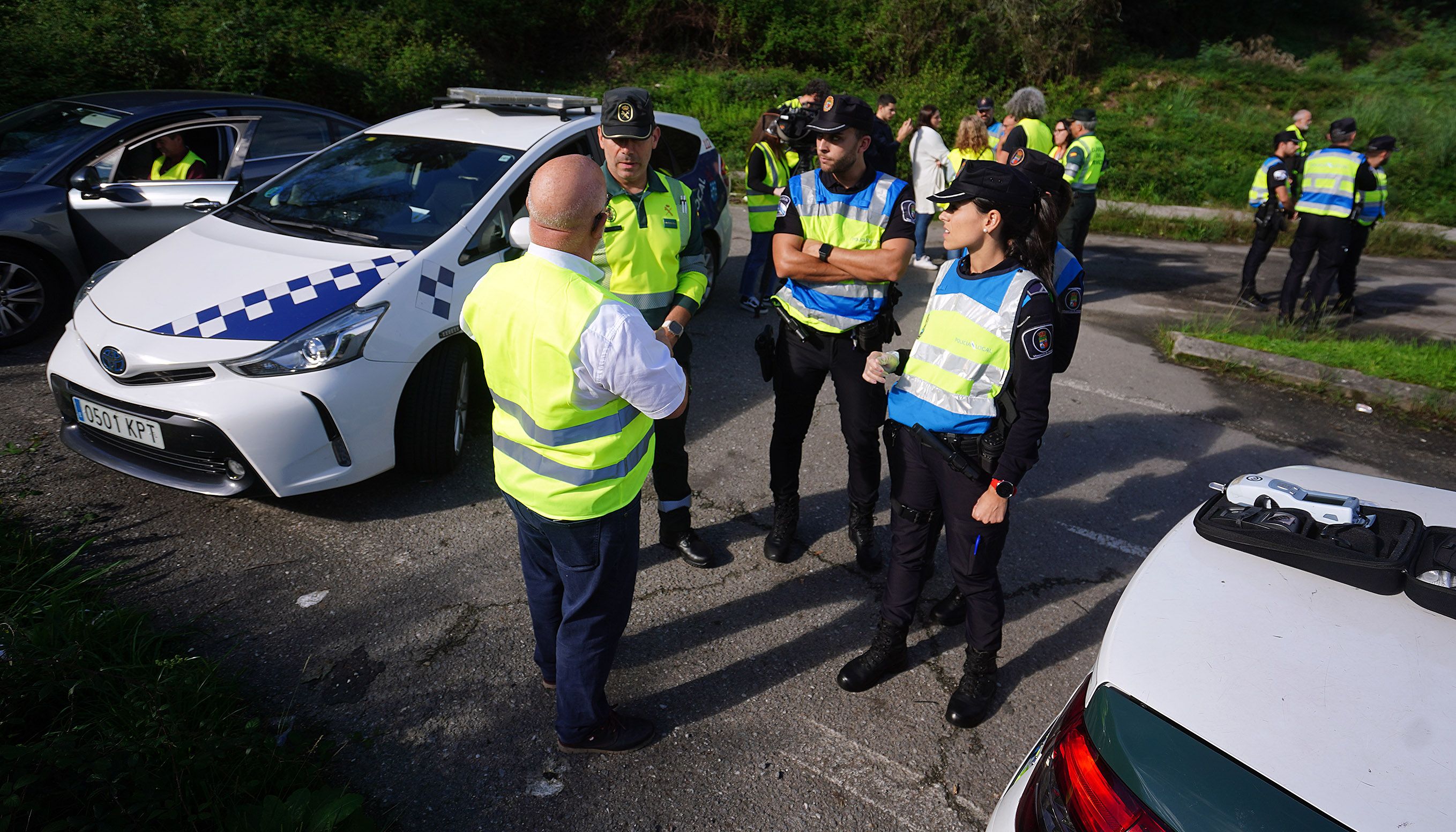 Control de drogas da Garda Civil para formar a policías locais