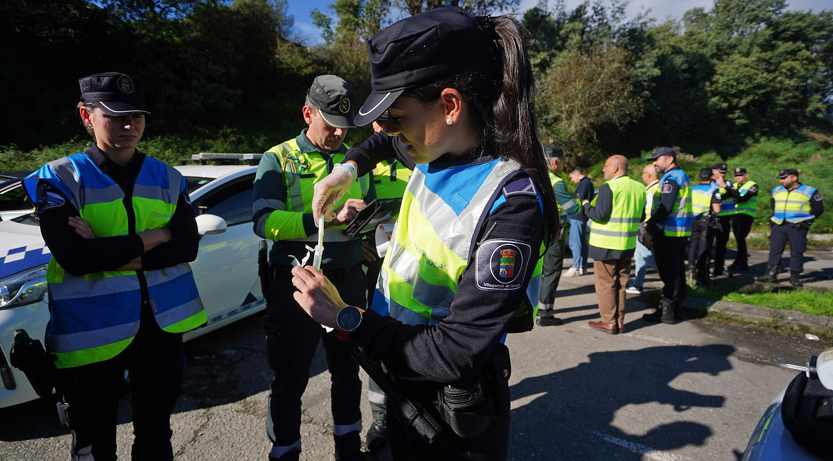 Control de drogas da Garda Civil para formar a policías locais