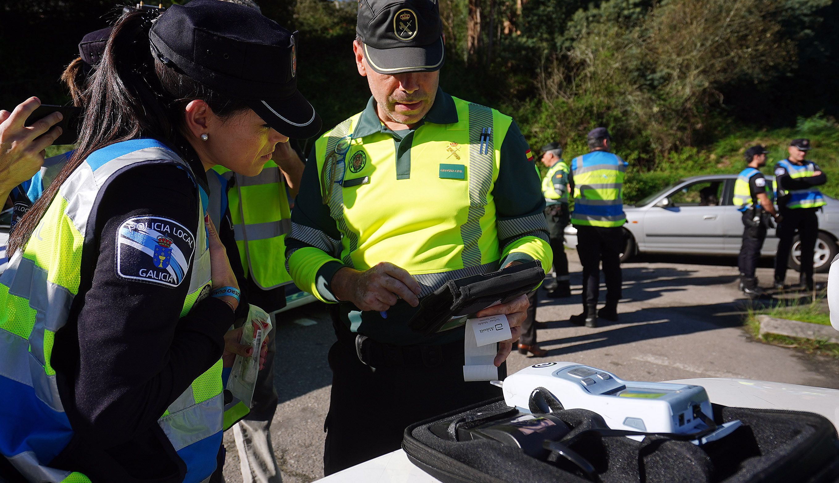 Control de drogas da Garda Civil para formar a policías locais