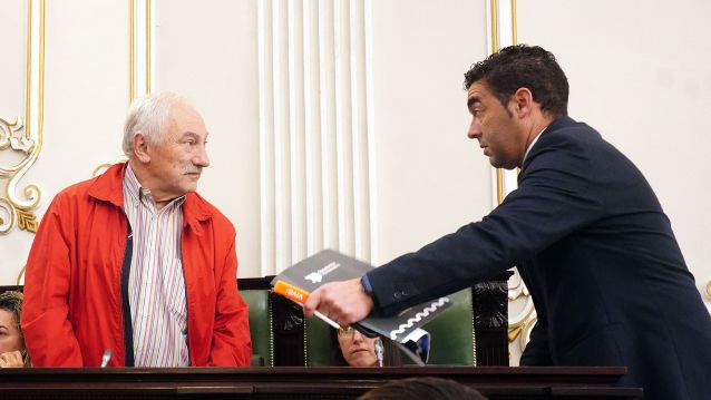 César Mosquera (BNG) e Luis López, presidente da Deputación