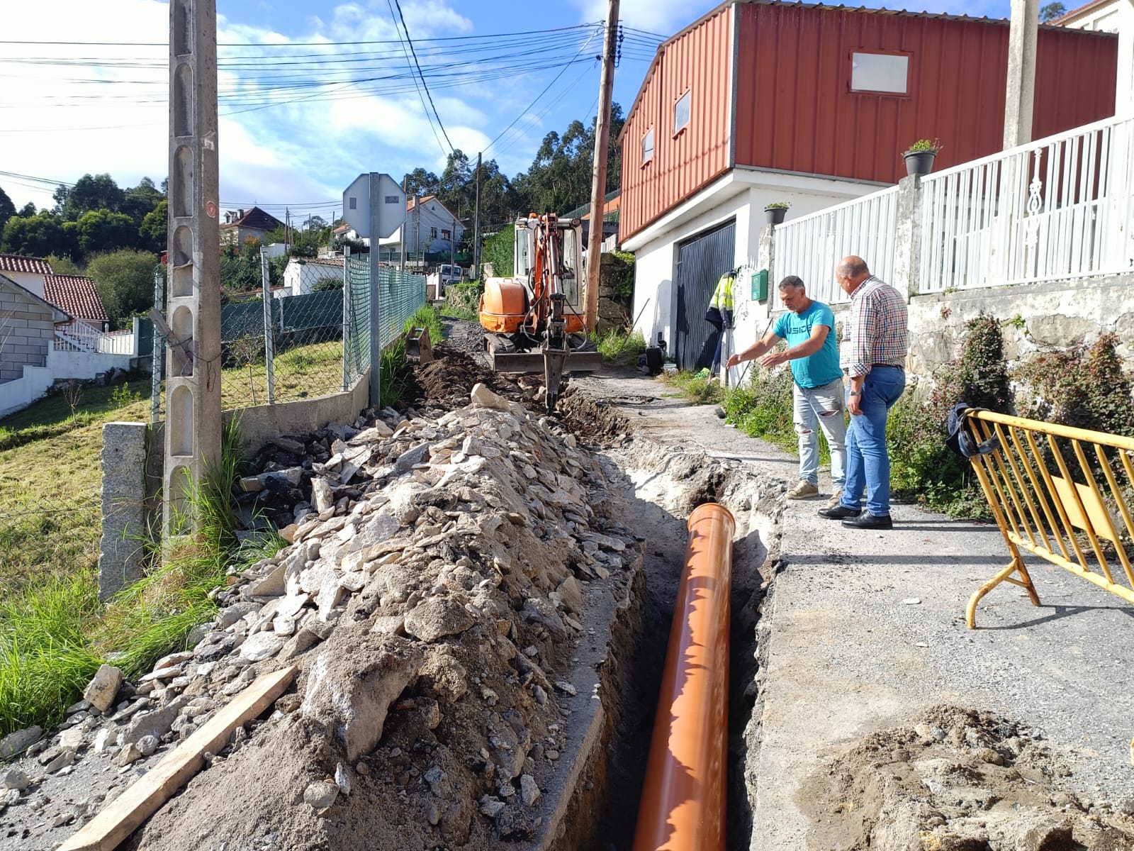 Obras en la calle Costa de Arriba