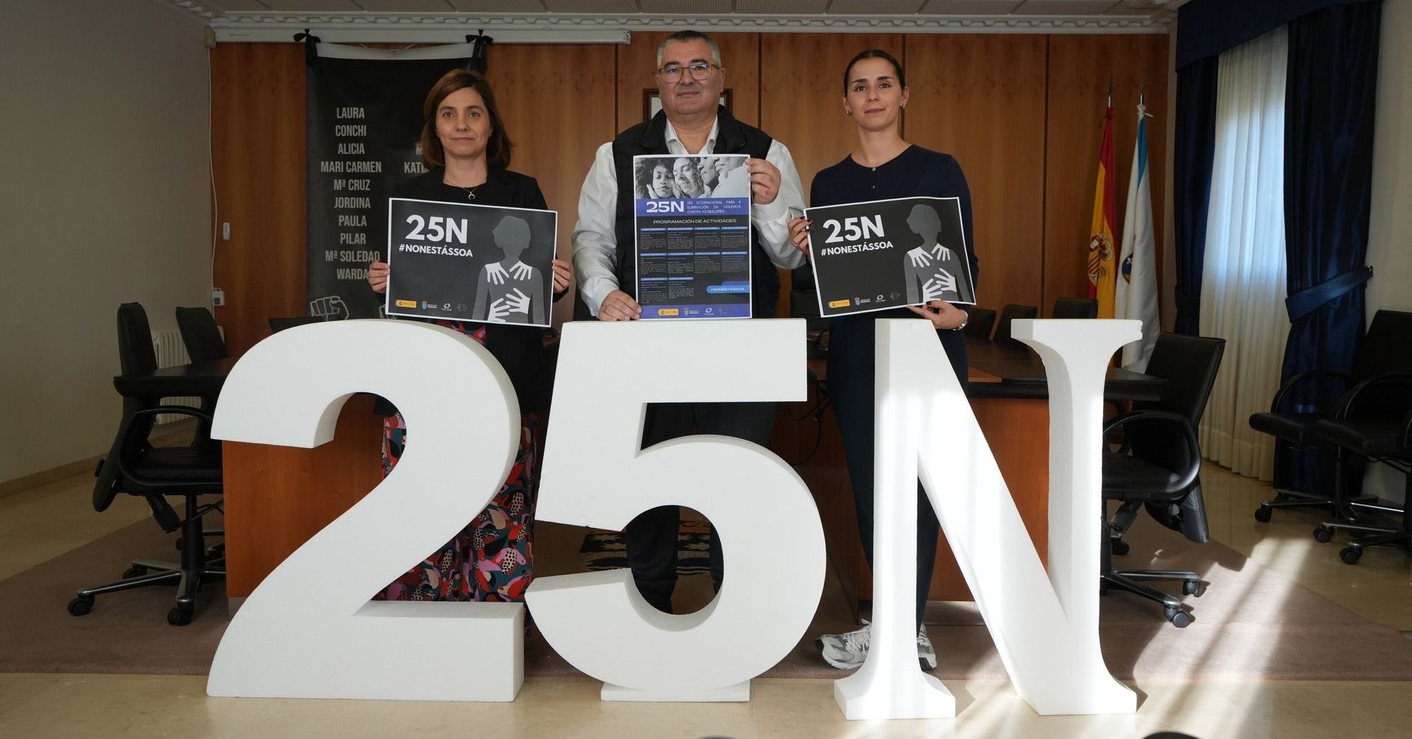 Presentación de los actos del 25N en Ribadumia