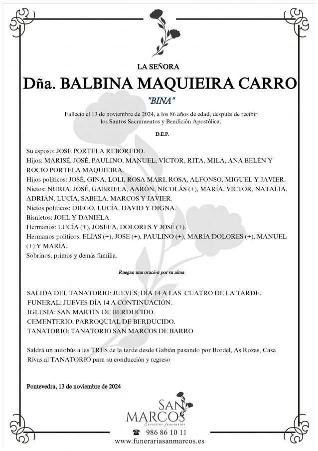 Balbina Maquieira Carro