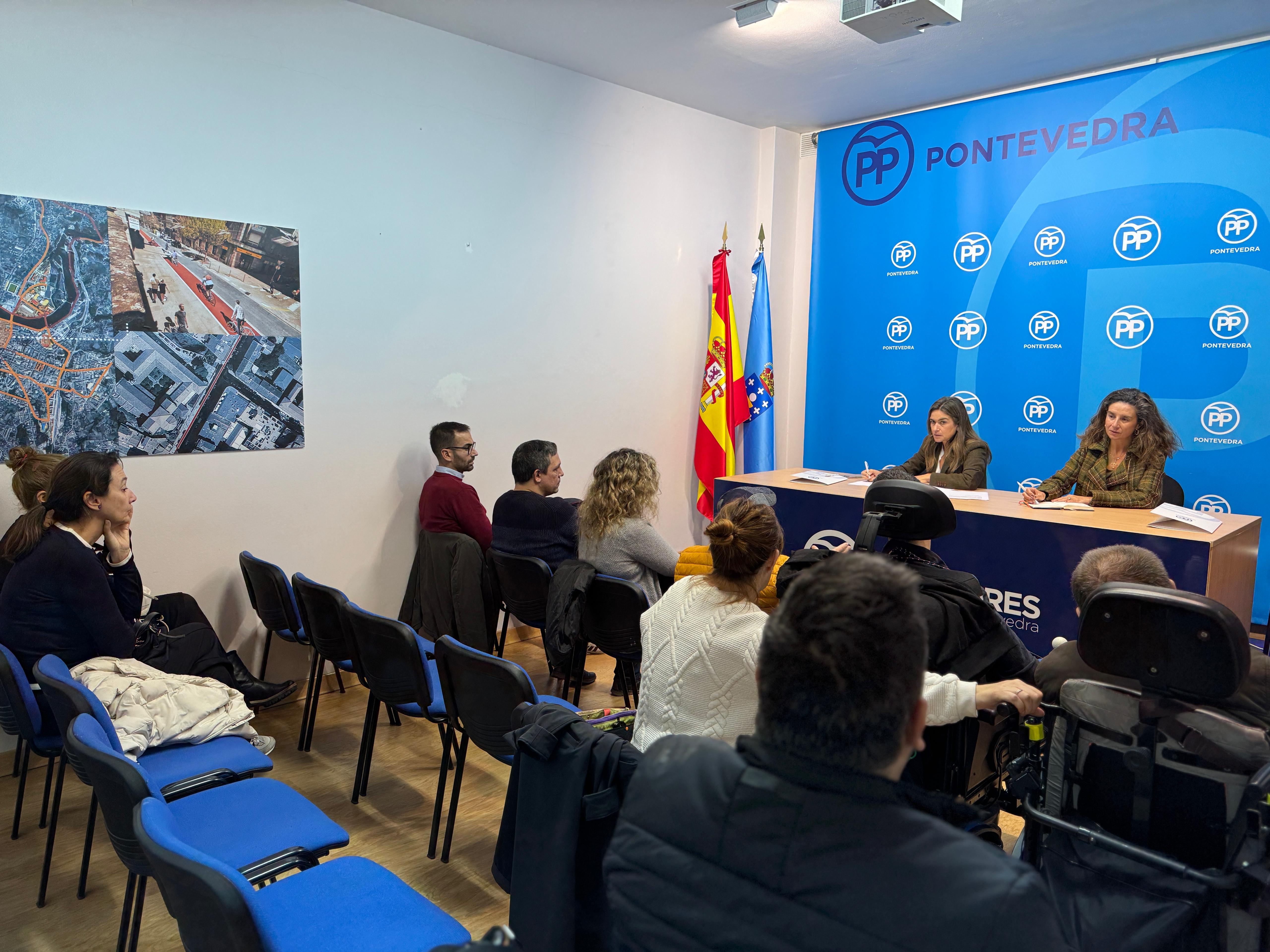 Reunión do PP con colectivos representantes de persoas con discapacidade