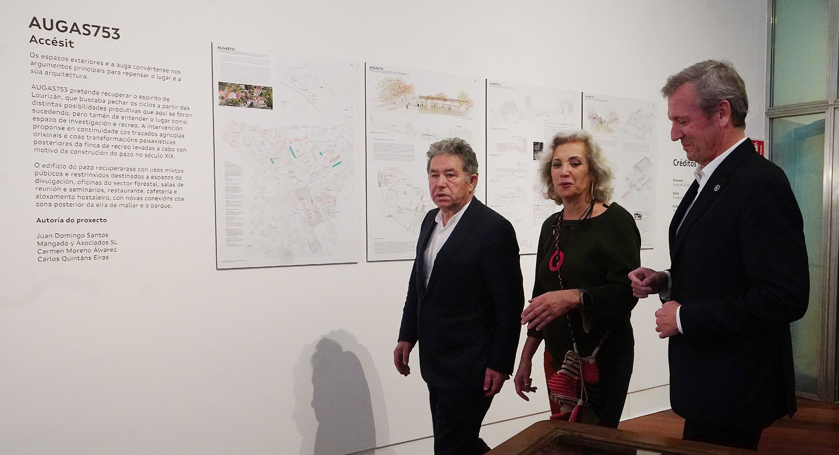 Inauguración de la exposición 'Lourizán: pasado, presente e futuro'