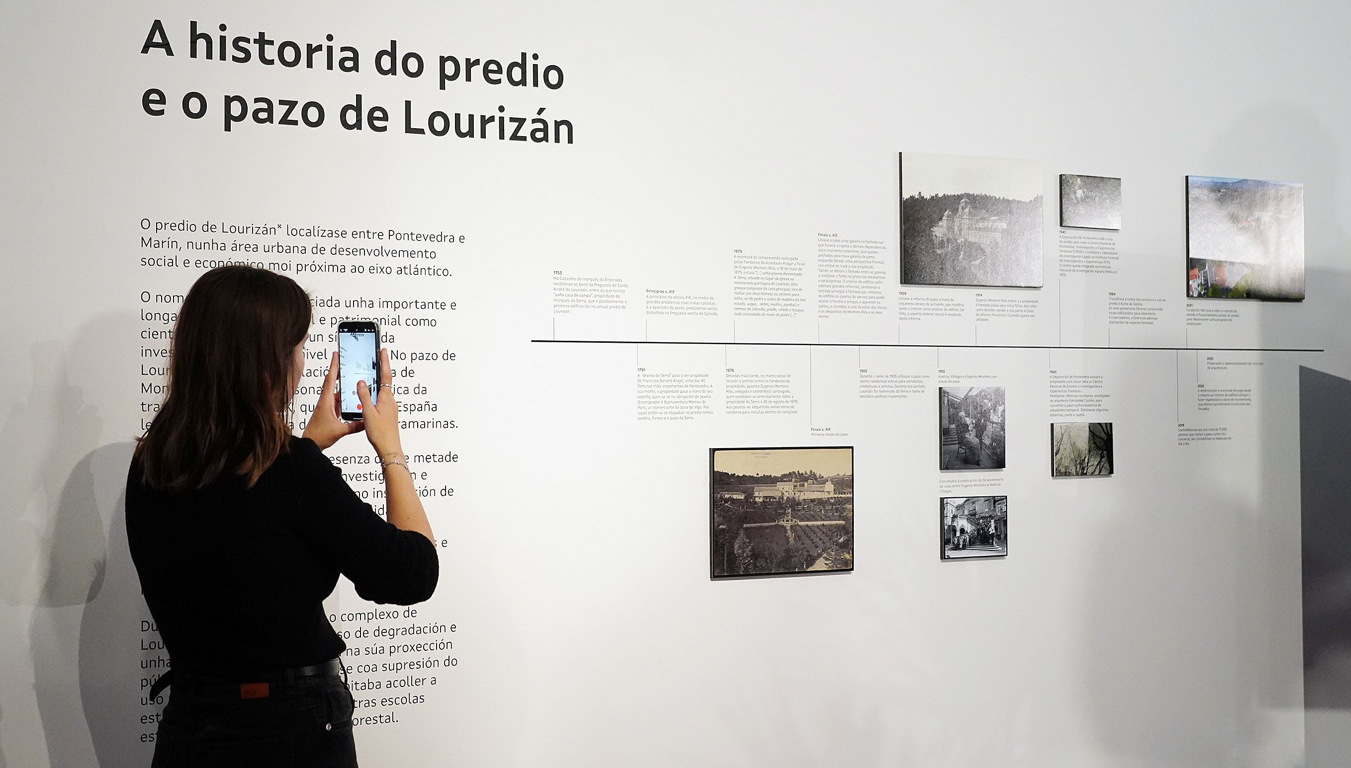 Inauguración de la exposición 'Lourizán: pasado, presente e futuro'