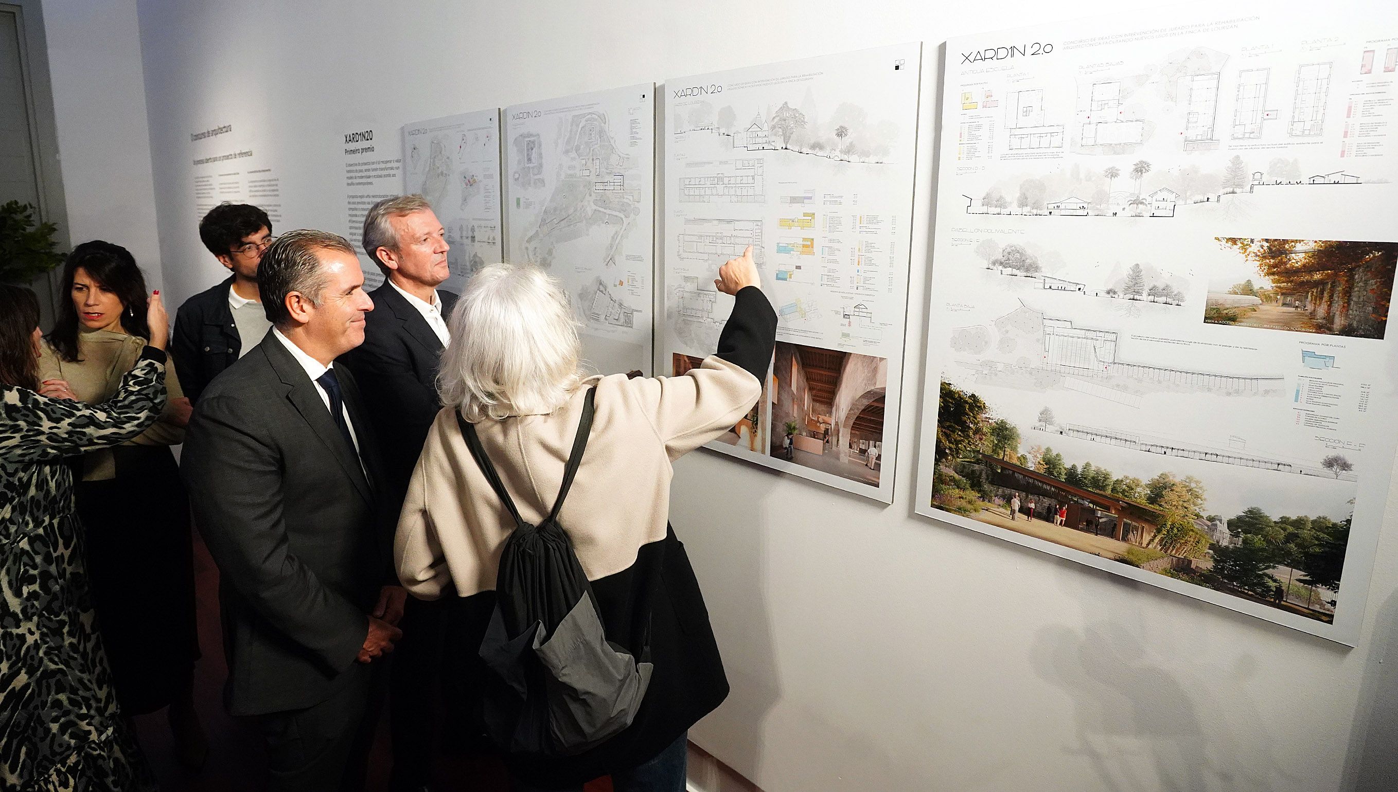 Inauguración de la exposición 'Lourizán: pasado, presente e futuro'