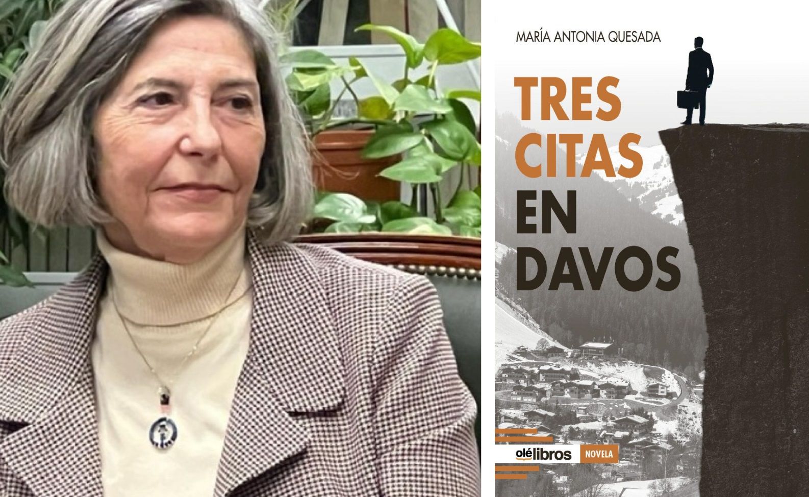 María Antonia Quesada presenta 'Tres citas en Davos'