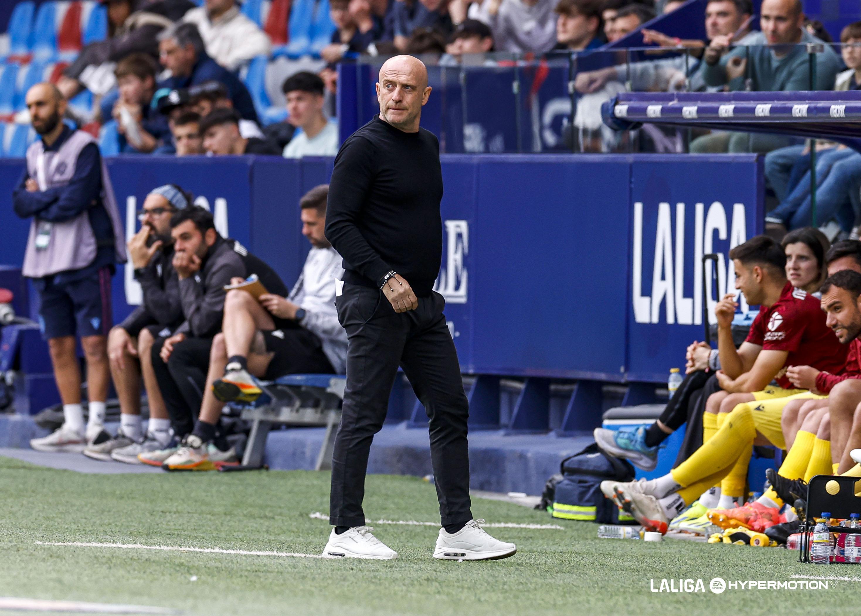 Julián Calero, durante un partido do Levante na liga