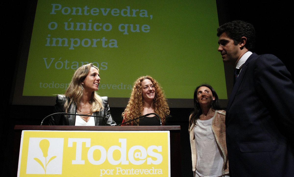 Acto de la candidatura de Tod@s por Pontevedra