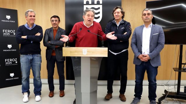 Rafa Domínguez, José Hidalgo, Miguel Anxo Fernández Lores, Lete Lasa e Javier Campos