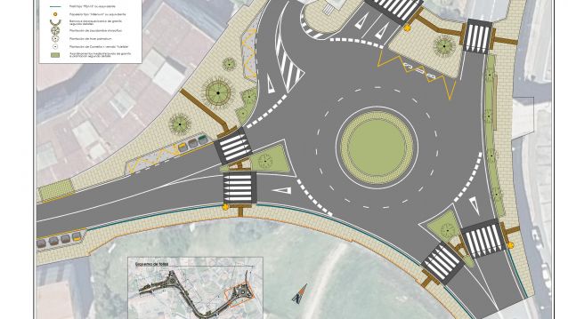 Plano de humanización da rotonda da Barca