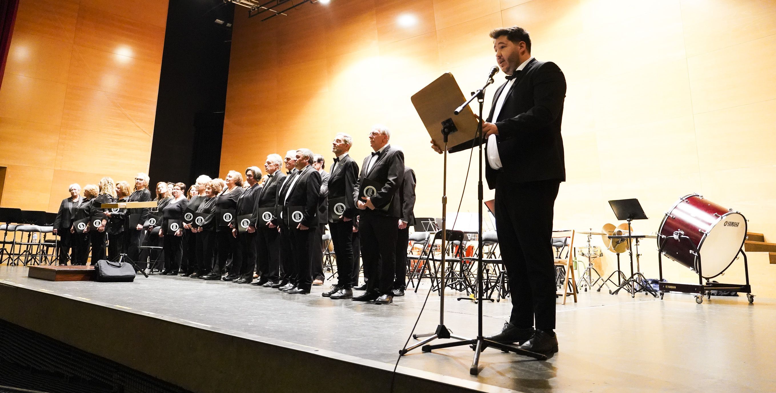 Concierto de Santa Icía de la Banda de Salcedo en el Pazo da Cultura