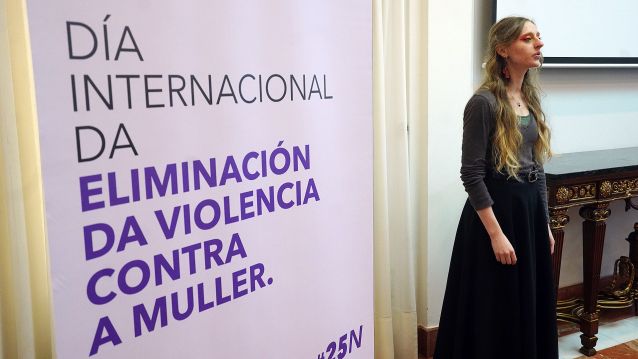 Acto institucional polo 25N na Subdelegación do Goberno en Pontevedra