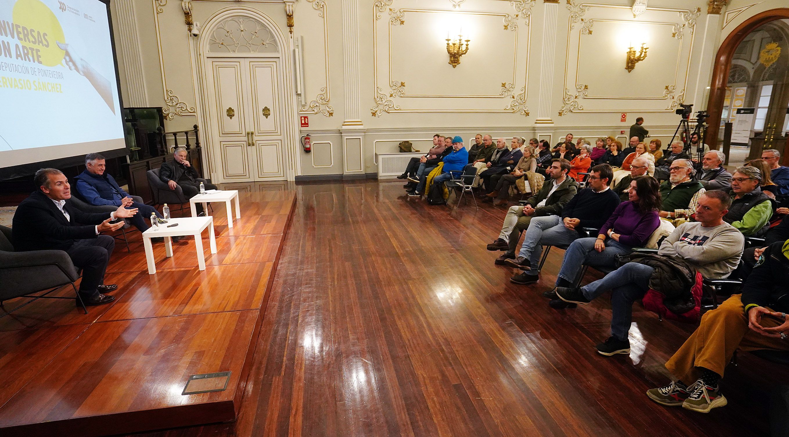 Intervención de Gervasio Sánchez no ciclo 'Conversas con arte'