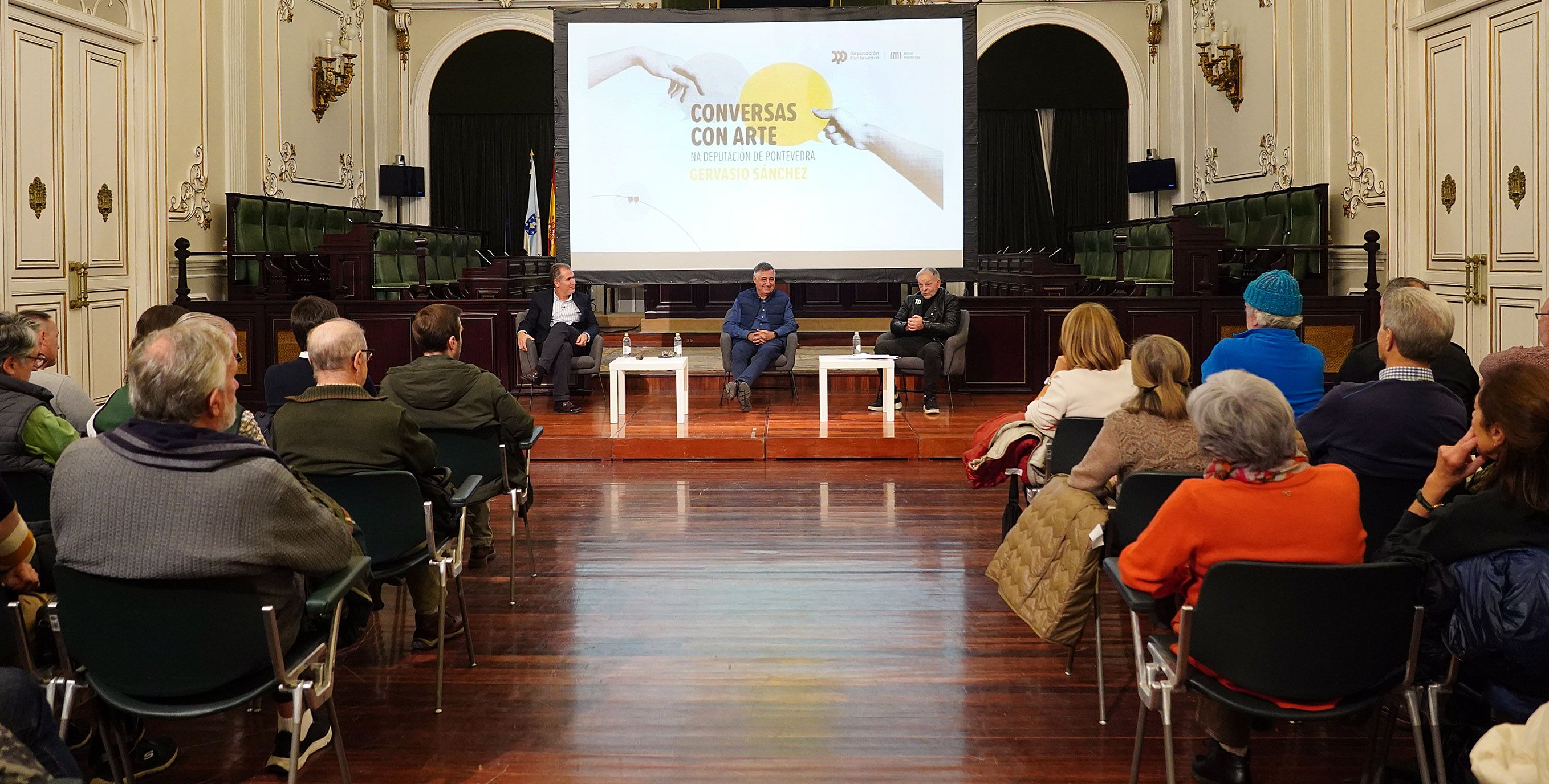 Intervención de Gervasio Sánchez no ciclo 'Conversas con arte'