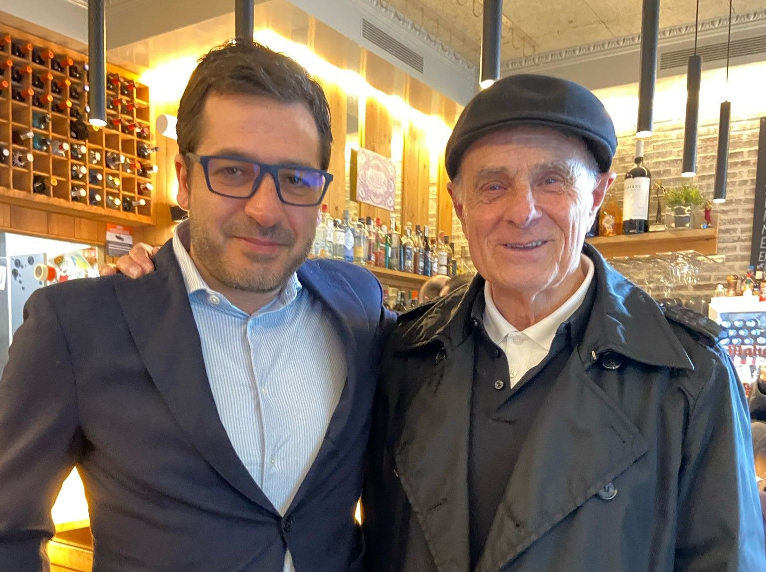 José Antonio Irulegui, con Fernando Roig en febrero de 2024