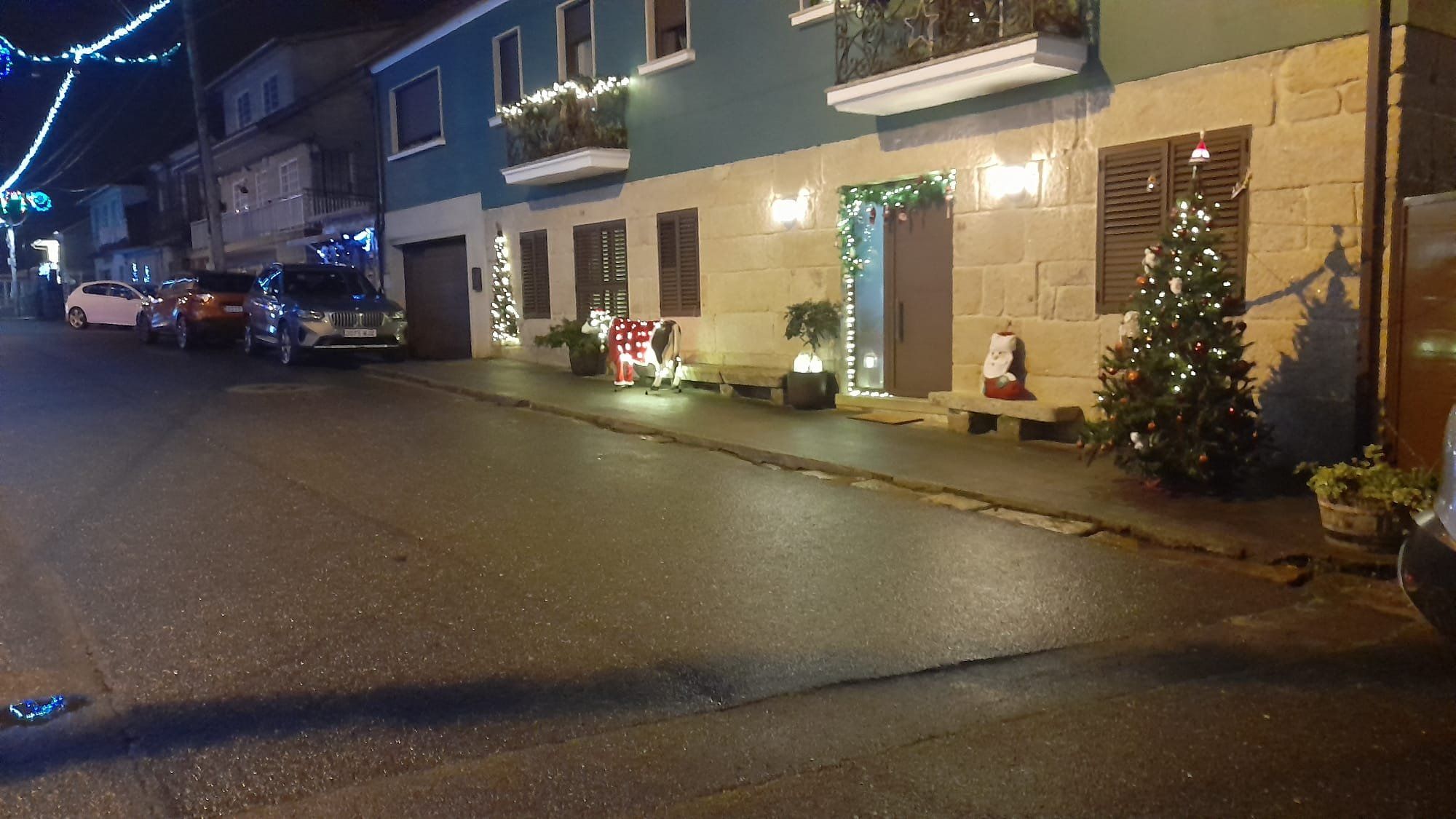 Casas adornadas de Nadal en Paredes