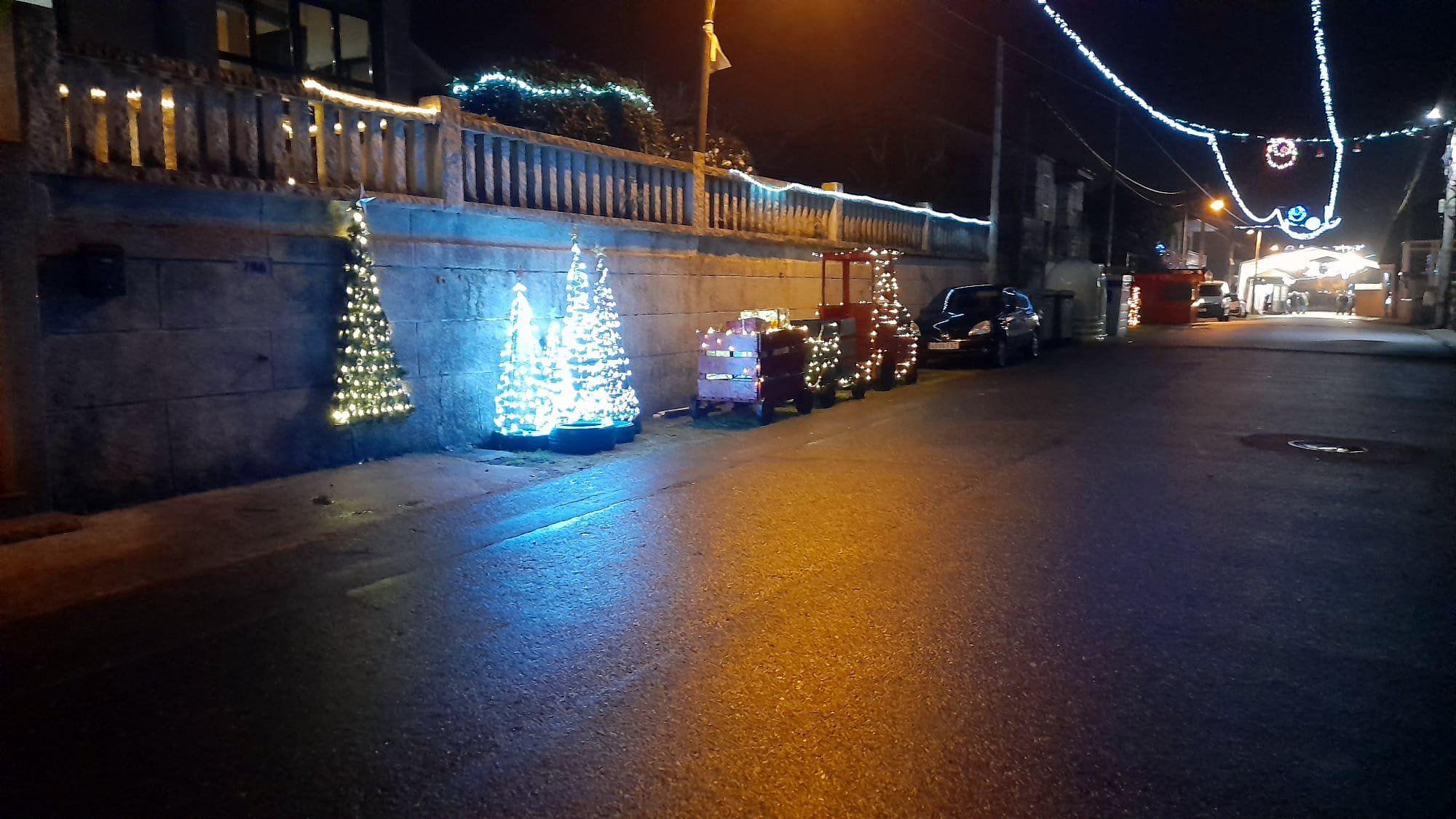 Luces de Nadal en Paredes