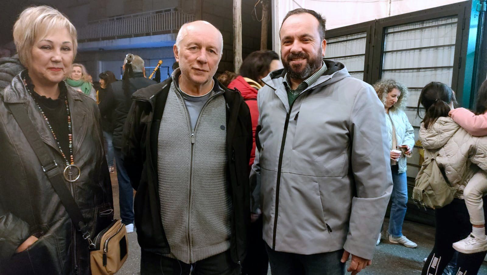 Manuel Lourenzo González con César Poza