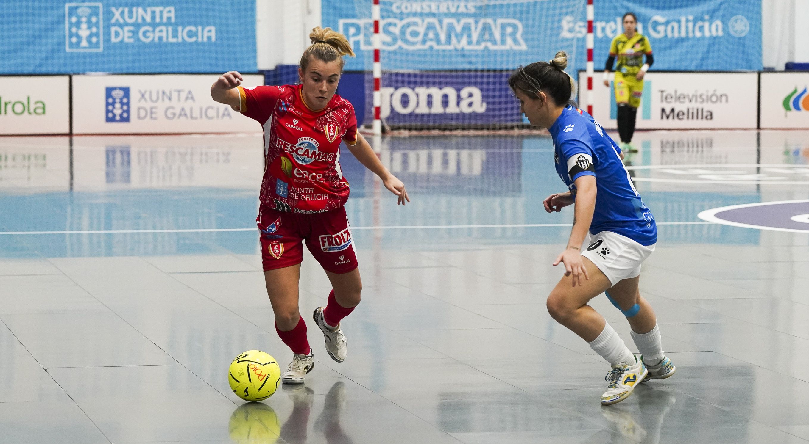 Partido entre Poio Pescamar y Melilla Torreblanca en A Seca