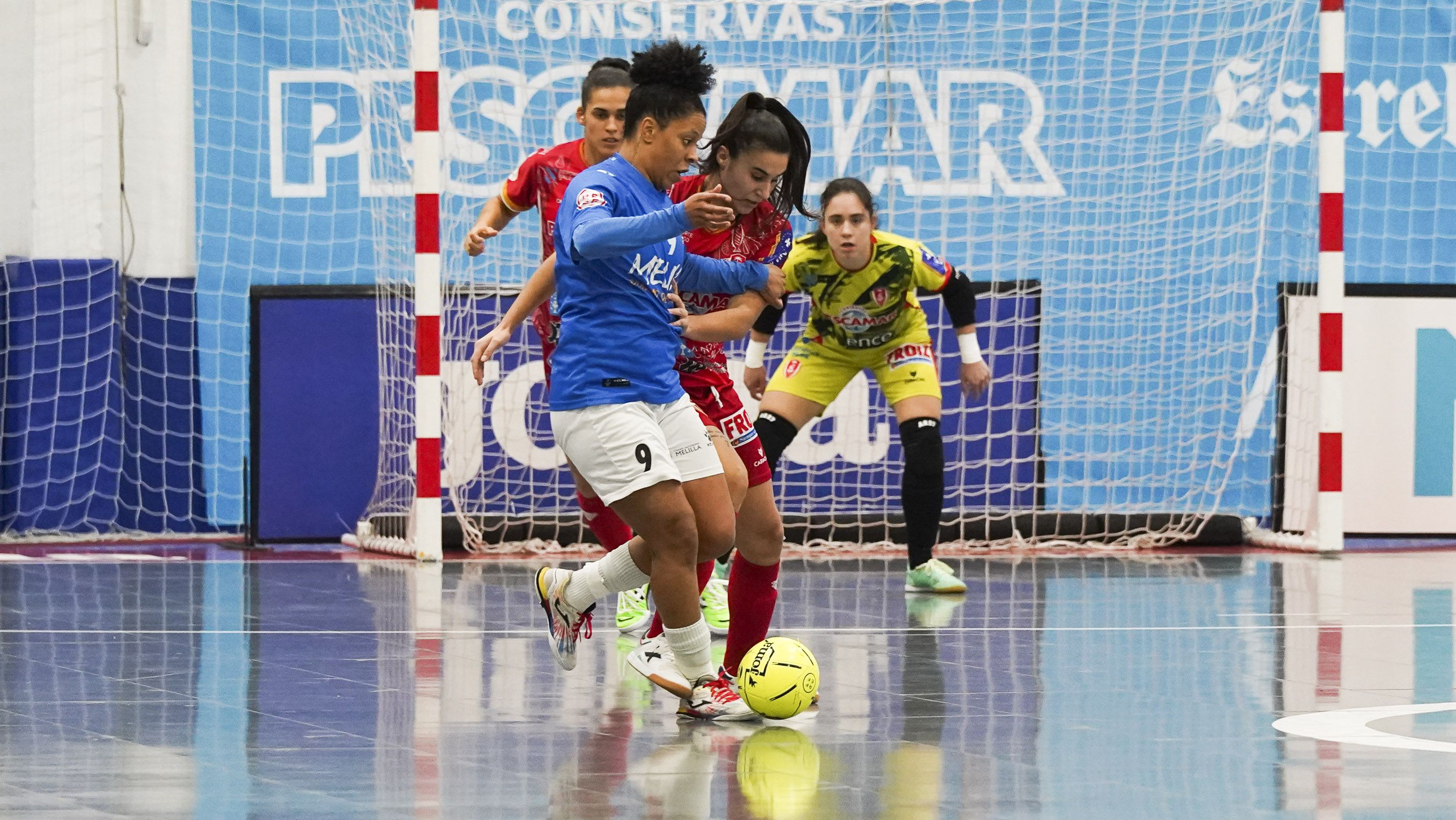 Partido entre Poio Pescamar y Melilla Torreblanca en A Seca