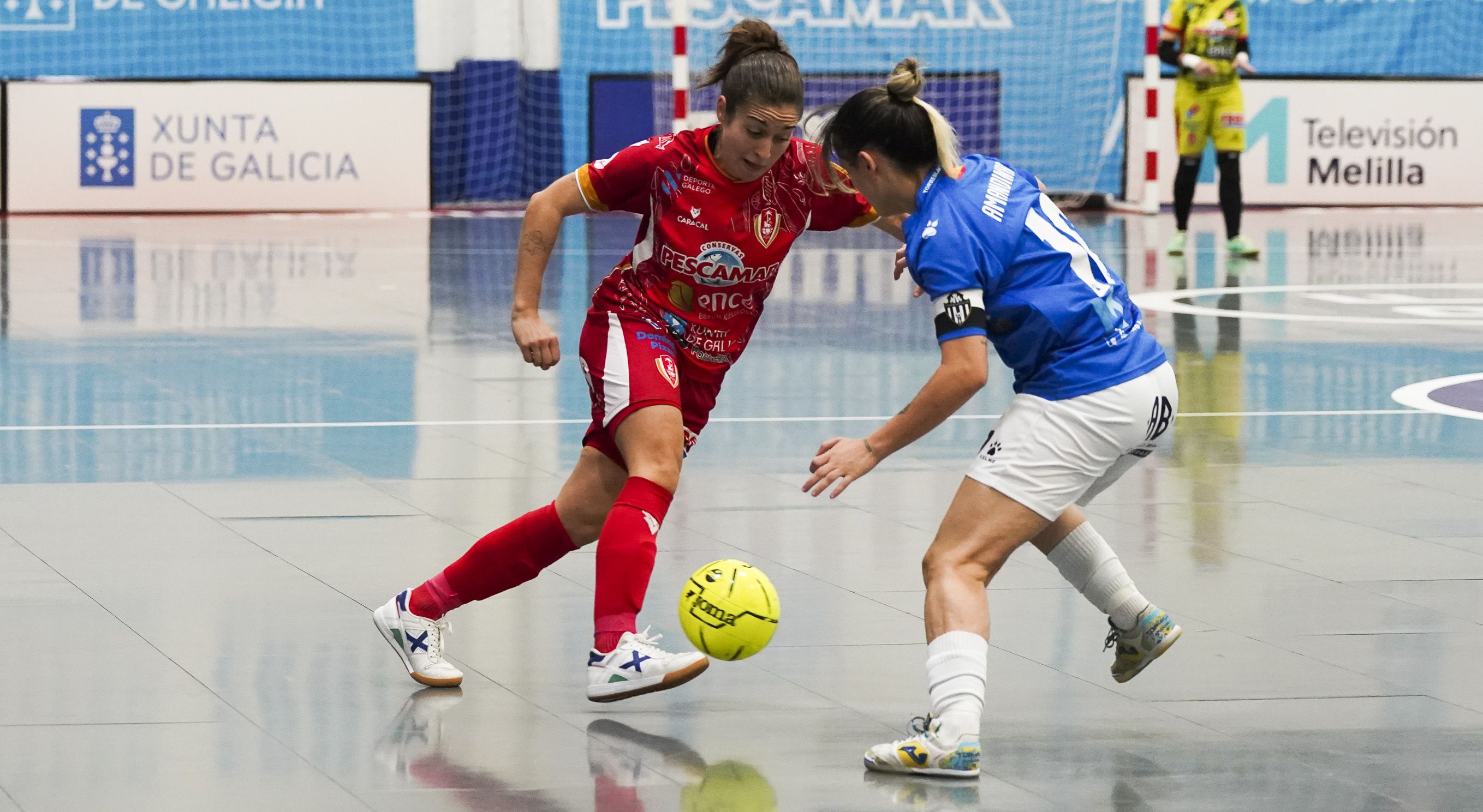 Partido entre Poio Pescamar y Melilla Torreblanca en A Seca