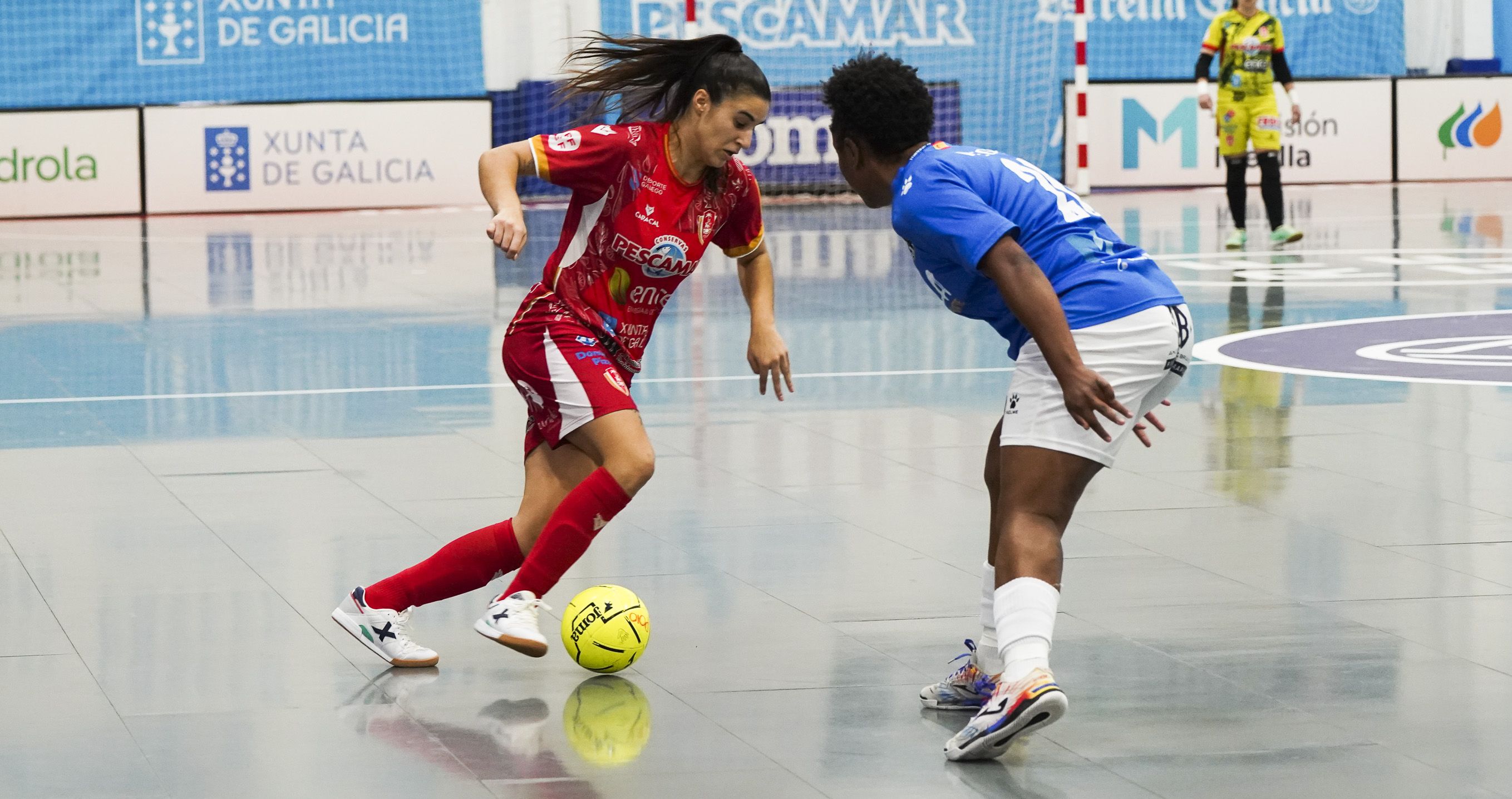 Partido entre Poio Pescamar y Melilla Torreblanca en A Seca