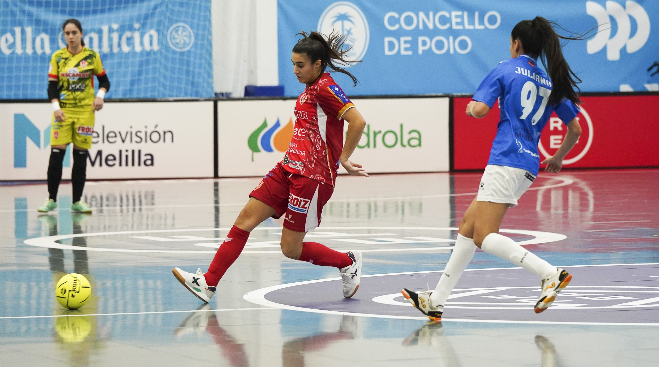 Partido entre Poio Pescamar y Melilla Torreblanca en A Seca