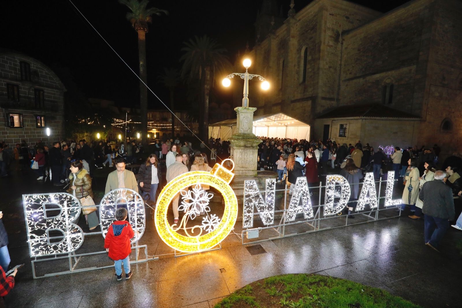 Inauguración da iluminación de Nadal en Caldas 2024