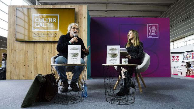 Manuel Rivas y Susana Pedreira, en la tercera jornada de Culturgal 2024