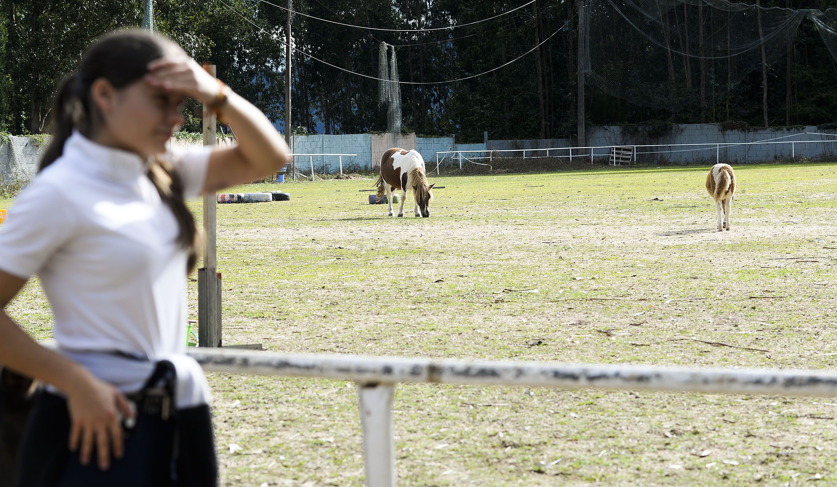 Escola de equitación no Casal, en Salcedo