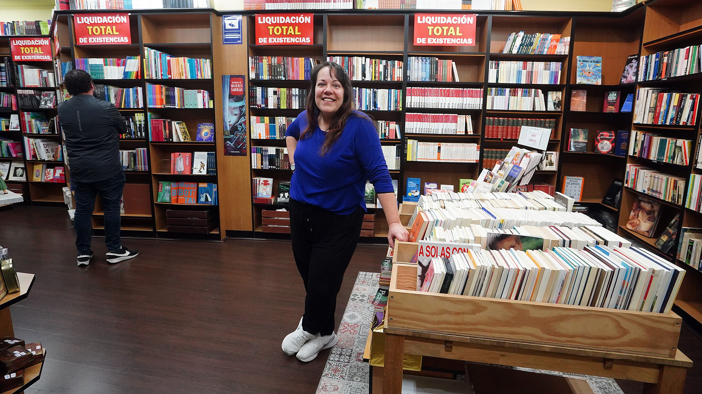 Laura Carrasco está á fronte de Librería Cao