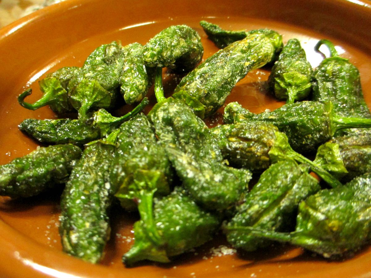 Tapa de pimientos de Padrón